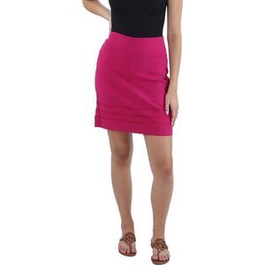 Lois Jeans Womens Pink Ladder Stitch Above Knee Semi-Formal Mini Skirt NWT